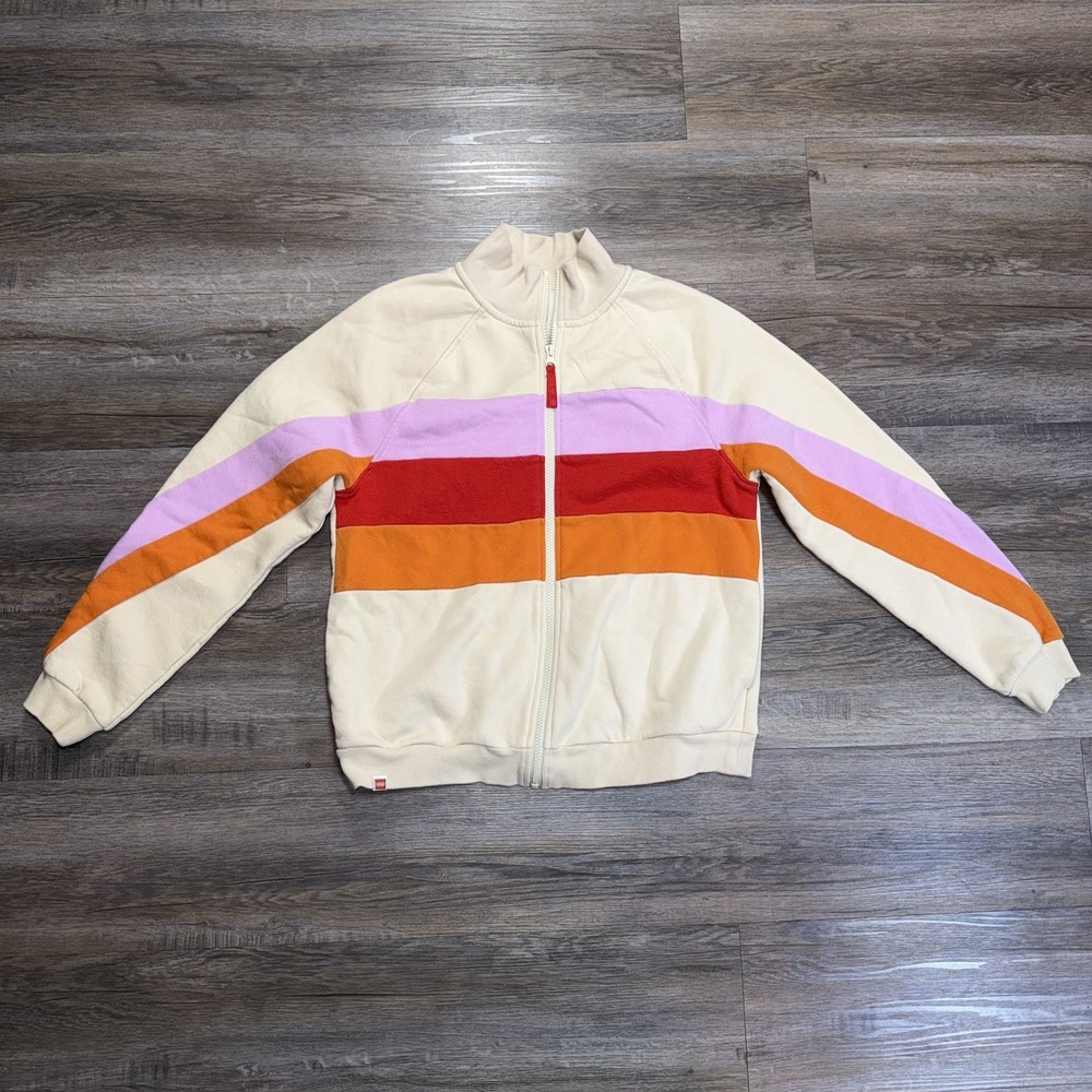 LEGO Collection x Target Color Block Stripe Zip-Up Track Jacket Women Medium
